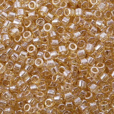 Miyuki Delica 11/0 DB0101 Transp. Glazed Luster Lt. Topaz (5gram)