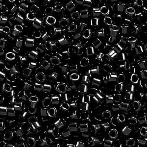 Miyuki Delica 11/0 DB0010 Opaque Black (5gram)