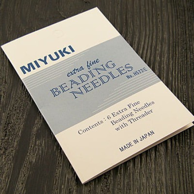 Zestaw 6 igieł Miyuki do koralików (1op.)