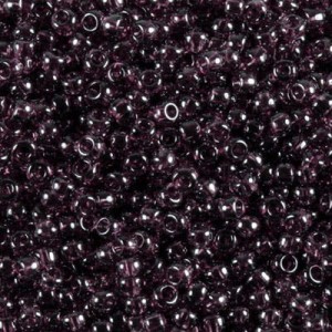 TOHO Round 8/0 Trans-Lustered Amethyst  (10g)