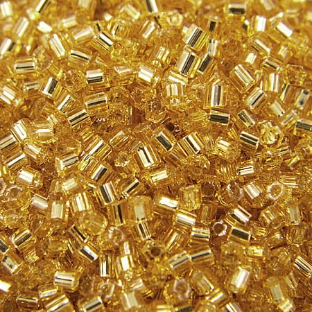 TOHO Hex 11/0 Silver-Lined Med Topaz (10g)