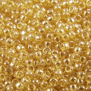 Koraliki TOHO Round 11/0 Transparent-Lustered Lt. Topaz (10g)