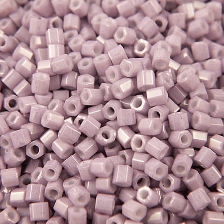 TOHO Hex 8/0 Opaque-Lustered Pale Mauve (10g)