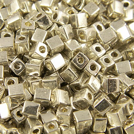 Miyuki Square ze szkła SB1051 3mm Galvanized Silver (5gram)