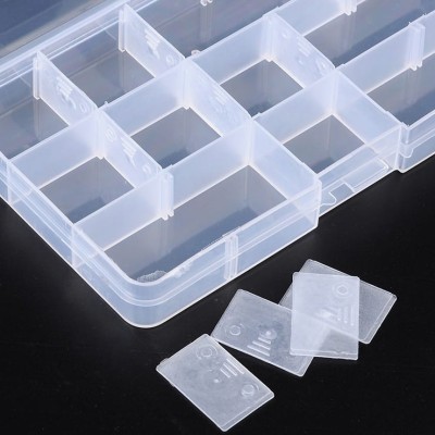 Pudełko z plastiku na koraliki 17.5cmx10cm (1szt.)