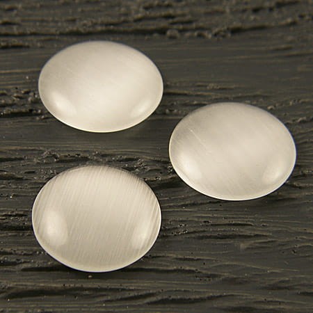 Kocie Oko koło kaboszon 14mm jasno szary (1szt)