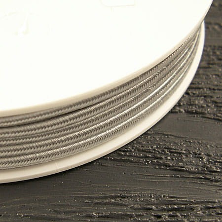 Sznurek Sutasz Pega acetat 3mm jasny szary (1m)