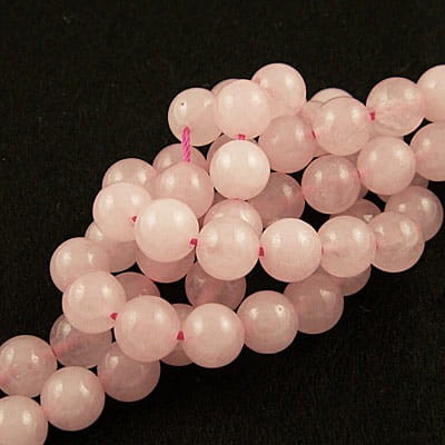 Jadeit różowy kulki 8mm (4szt)