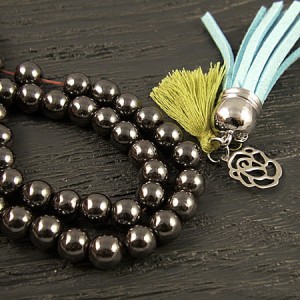 Hematyt kulki 8mm grafitowe (45szt.)