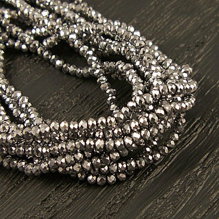 koraliki-oponki-rondel-szklo-3mm-ciemny-srebrny-metaliczny-galwanizowane-diy