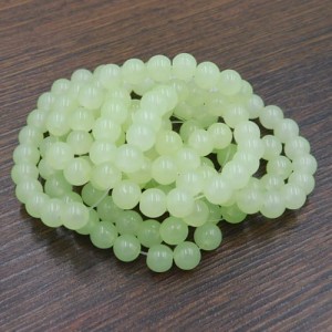 Kulki ze szkła 6mm jasno zielone (130szt.)