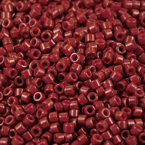 Miyuki Delica 11/0 DB0654 Opaque Cranberry Dyed (5gram)