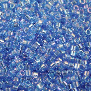 Miyuki Delica 11/0 DB1250 Transparent Azure AB (5gram)