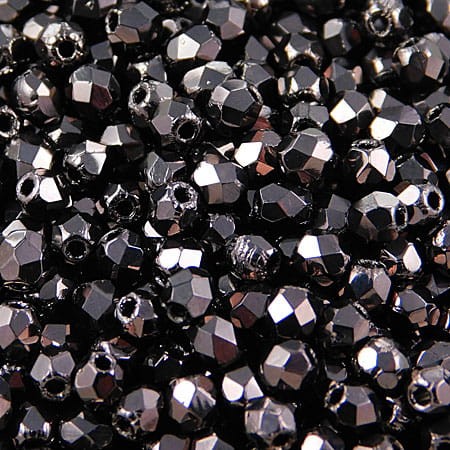 Koraliki Fire Polish ze szkła 3mm Metallic Bronze (40szt.)