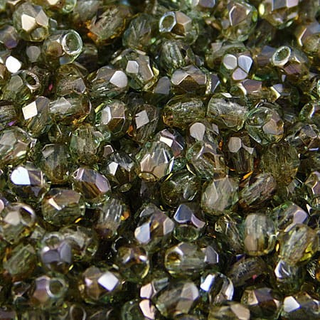 Koraliki Fire Polish ze szkła 3mm Teal Celsian (40szt.)