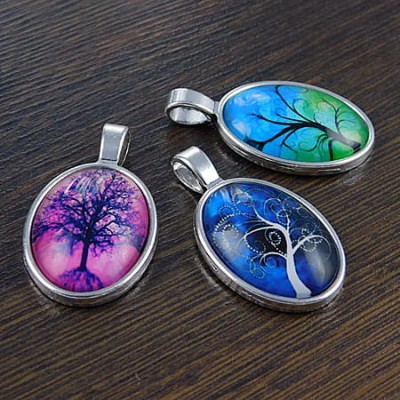 Baza z metalu do kaboszonów 25x18mm ciemna srebrna (2szt.)