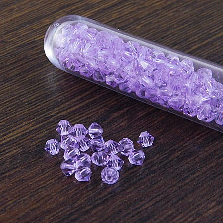 Kryształki Bicone 4mm Violet (6szt)