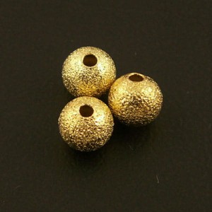 Kulki Gwiezdny Pył 6mm złote (6szt.)