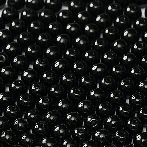 kulki-szklane-czarne-3mm-czech-round-beads-koraliki-do-bizuterii-handmade