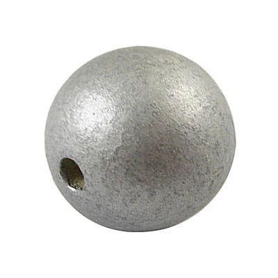 Kulki z drewna 25mm srebrne (4szt)