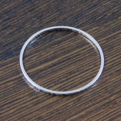 Baza koło z metalu 25x1mm srebrna (4szt.)