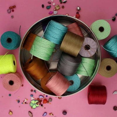 S-Lon Fine nici nylonowe Tex135 0.4mm Black (szpulka-108m)