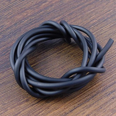 Rzemień kauczukowy 2mm czarny (1metr)