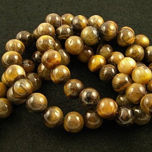 Tygrysie Oko kulki 6mm (6szt.)