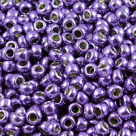 TOHO Round 11/0 Permanent Finish - Galvanized Violet (10g)