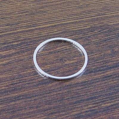 Baza koło z metalu 20x1mm srebrna (4szt.)