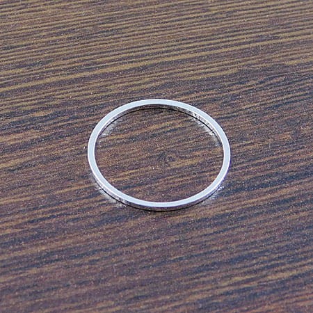 Baza koło z metalu 20x1mm srebrna (4szt.)