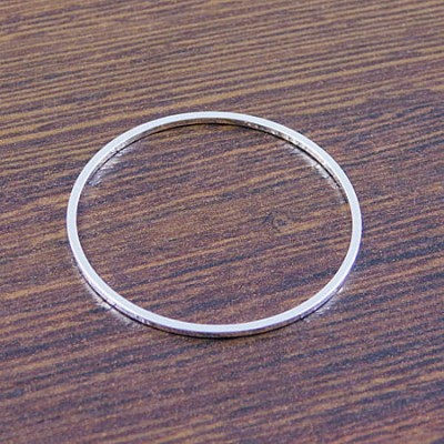 Baza koło z metalu 30x1mm srebrna (4szt)