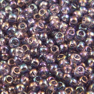 TOHO Round 11/0 Trans-Rainbow Sugar Plum (10g)