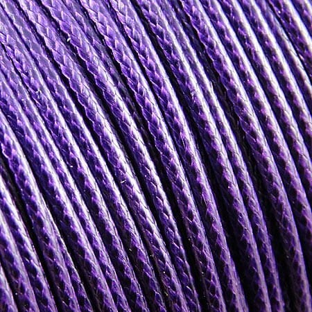 Sznurek lakierowany błyszczący 1.5mm ciemny fiolet (3metry)