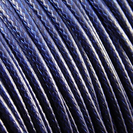 Sznurek lakierowany błyszczący 1.5mm ciemny granatowy (3metry)