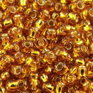 Koraliki TOHO Round 8/0 Silver-Lined Topaz (10g)
