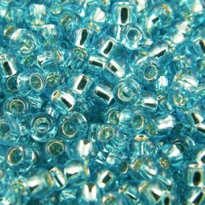 TOHO Round 8/0 Silver-Lined Aquamarine (10g)