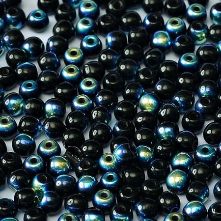 czeskie-koraliki-szklane-okragle-3mm-jet-ab-czarne-zorza