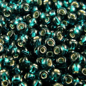 Koraliki TOHO Round 8/0 Silver-Lined Teal (10g)