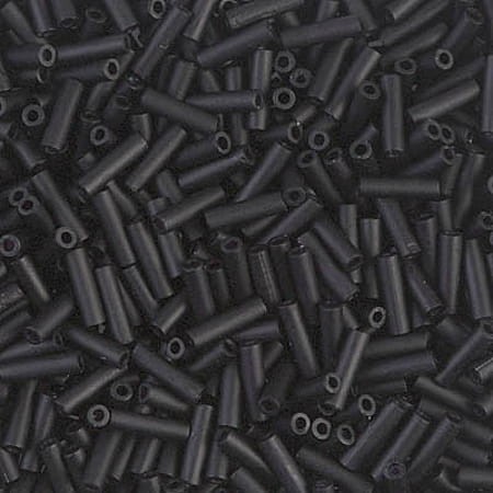 koraliki-szklane-rurki-miyuki-bugle-6mm-opaque-jet-matted-czarne