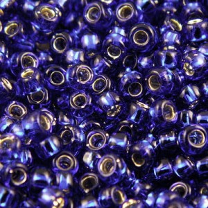 TOHO Round 8/0 Silver-Lined Cobalt (10g)