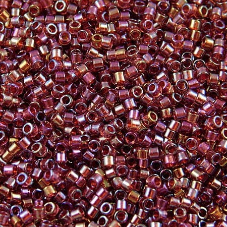 Miyuki Delica 11/0 DB2375 Fancy Lined Rust (5gram)