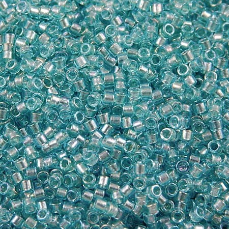 Miyuki Delica 11/0 DB2382 Fancy Lined Aqua (5gram)