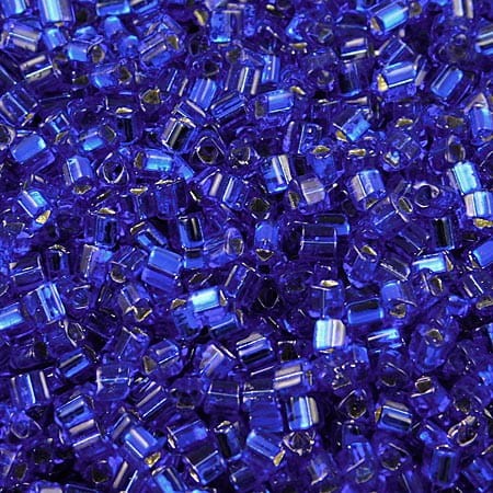 TOHO Triangle 11/0 Silver-Lined Cobalt (10g)