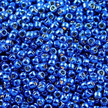 TOHO Round 11/0 Permanent Finish - Galvanized Ocean Blue (10g)