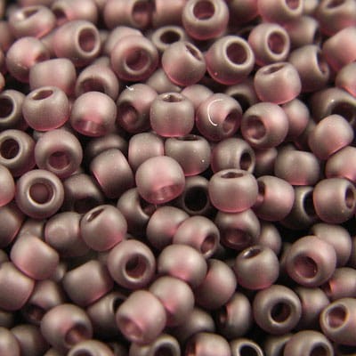 TOHO Round 8/0 Transparent-Frosted Amethyst (10g)