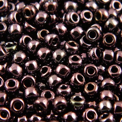 TOHO Round 8/0 Metallic - Amethyst Gun Metal (10g)
