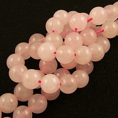 Kwarc różowy kulki 8mm (4szt.)