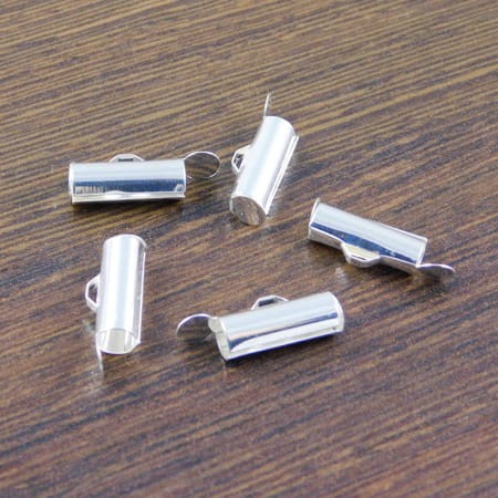 Końcówka wsuwana do bransoletki 13x4.5mm srebrna (4szt.)