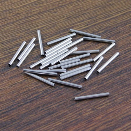 Rurka prosta ze stali nierdzewnej 10x1.5mm ciemna srebrna (10szt.)